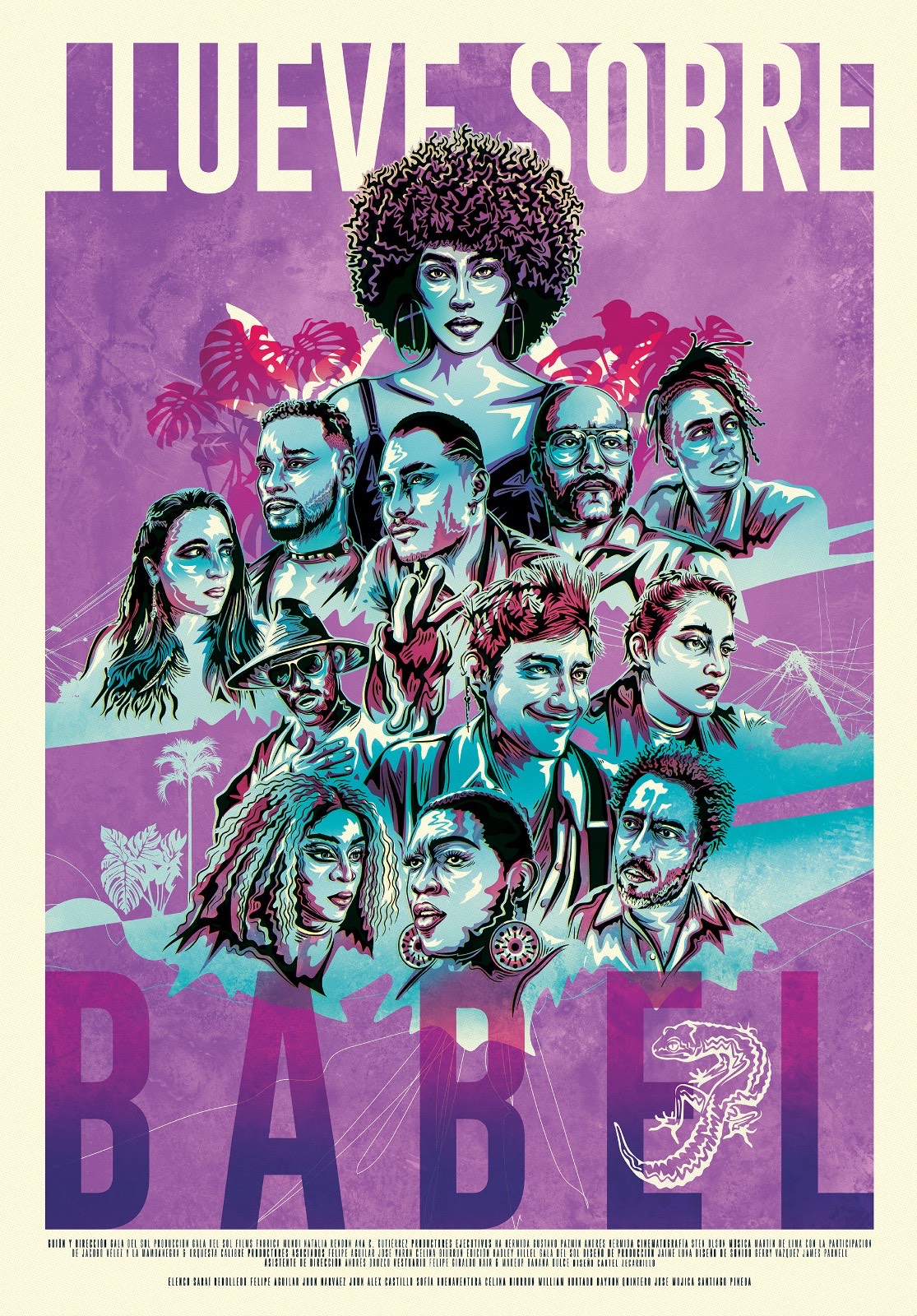 Poster de película Llueve Sobre Babel